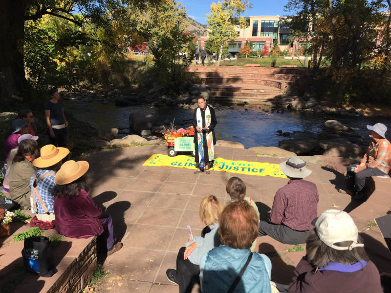 Green Faith Moving Vigil in Boulder County