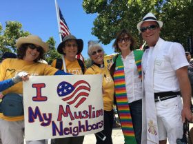 Standing in support of Muslim neighbors